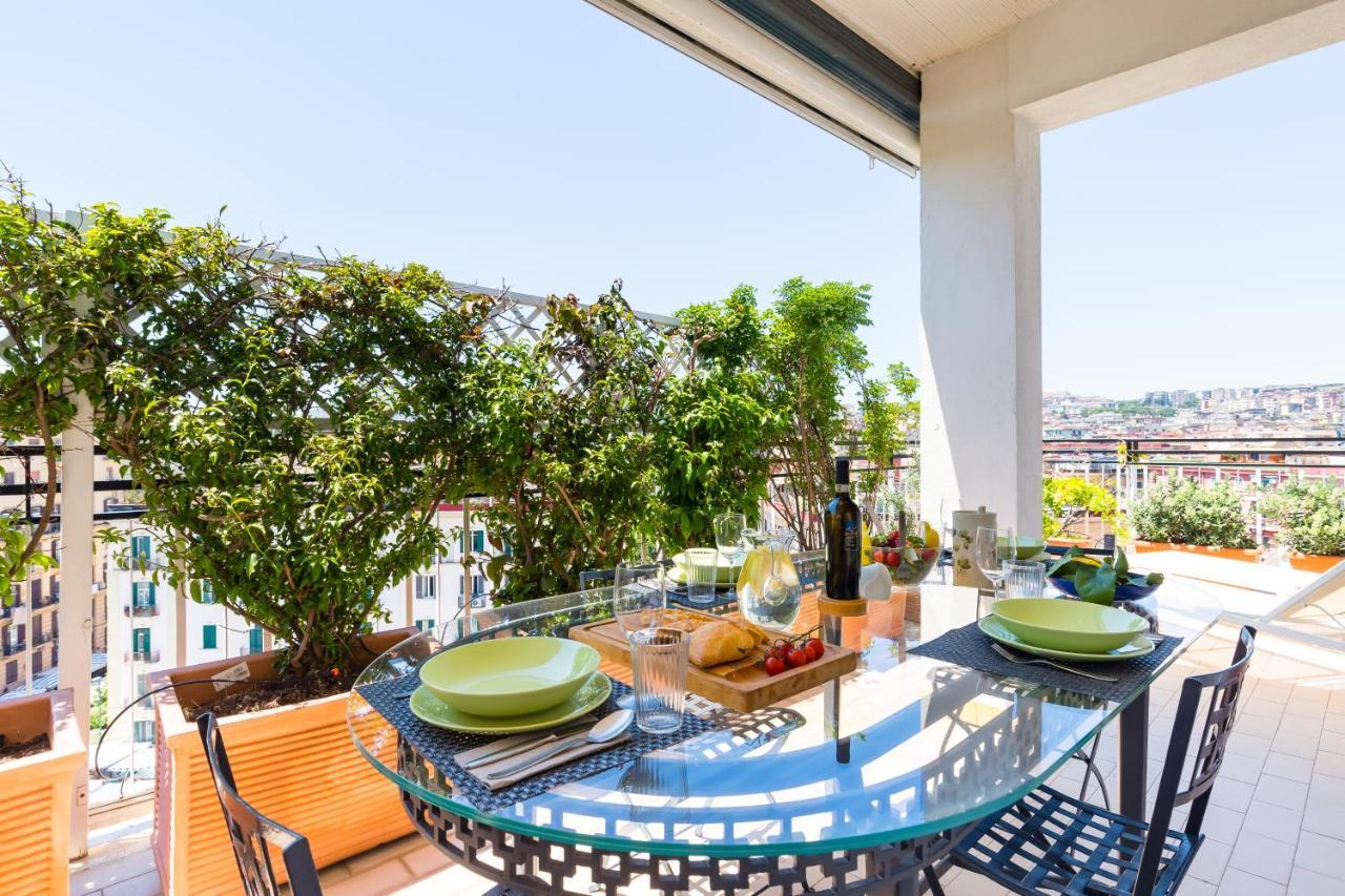 N'Attic A Vomero Penthouse Terrace By Napoliapartments Ngoại thất bức ảnh